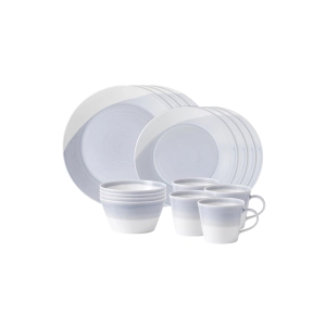 1815 Blue Dinnerware Set, 16 Piece Set