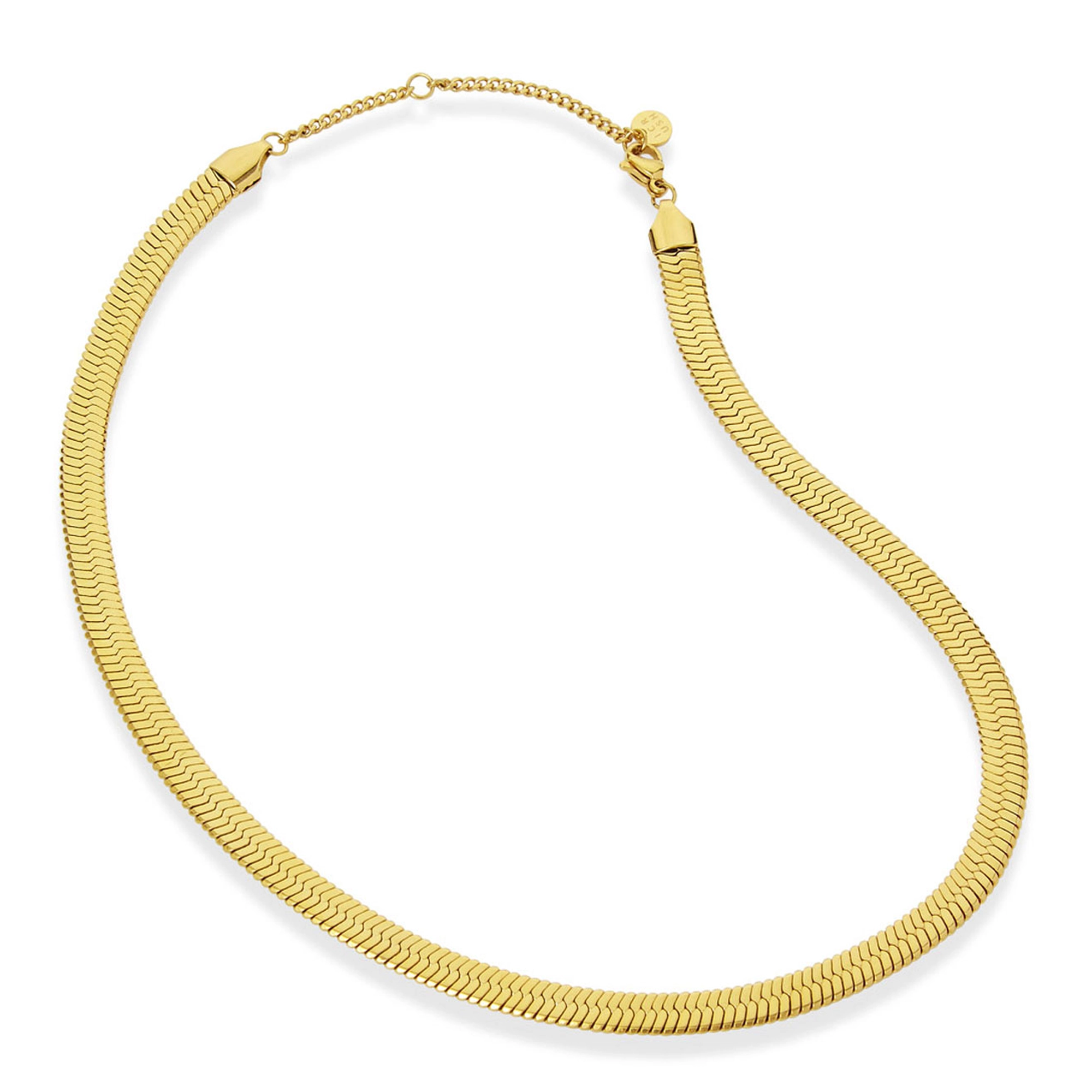 18K Gold Herringbone 6.5Mm Wide
