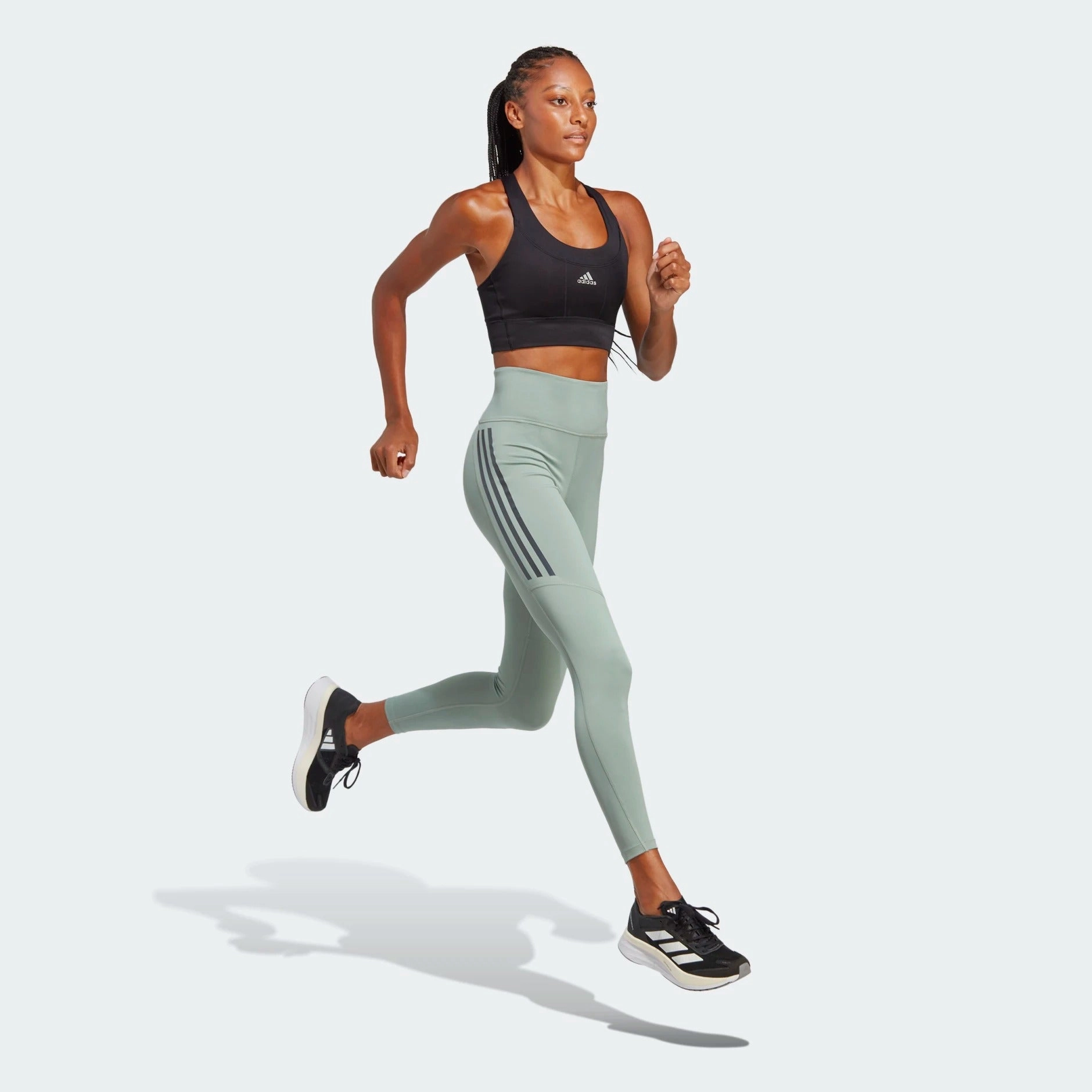 adidas Dailyrun 3-Stripes 7/8 Women's Leggings