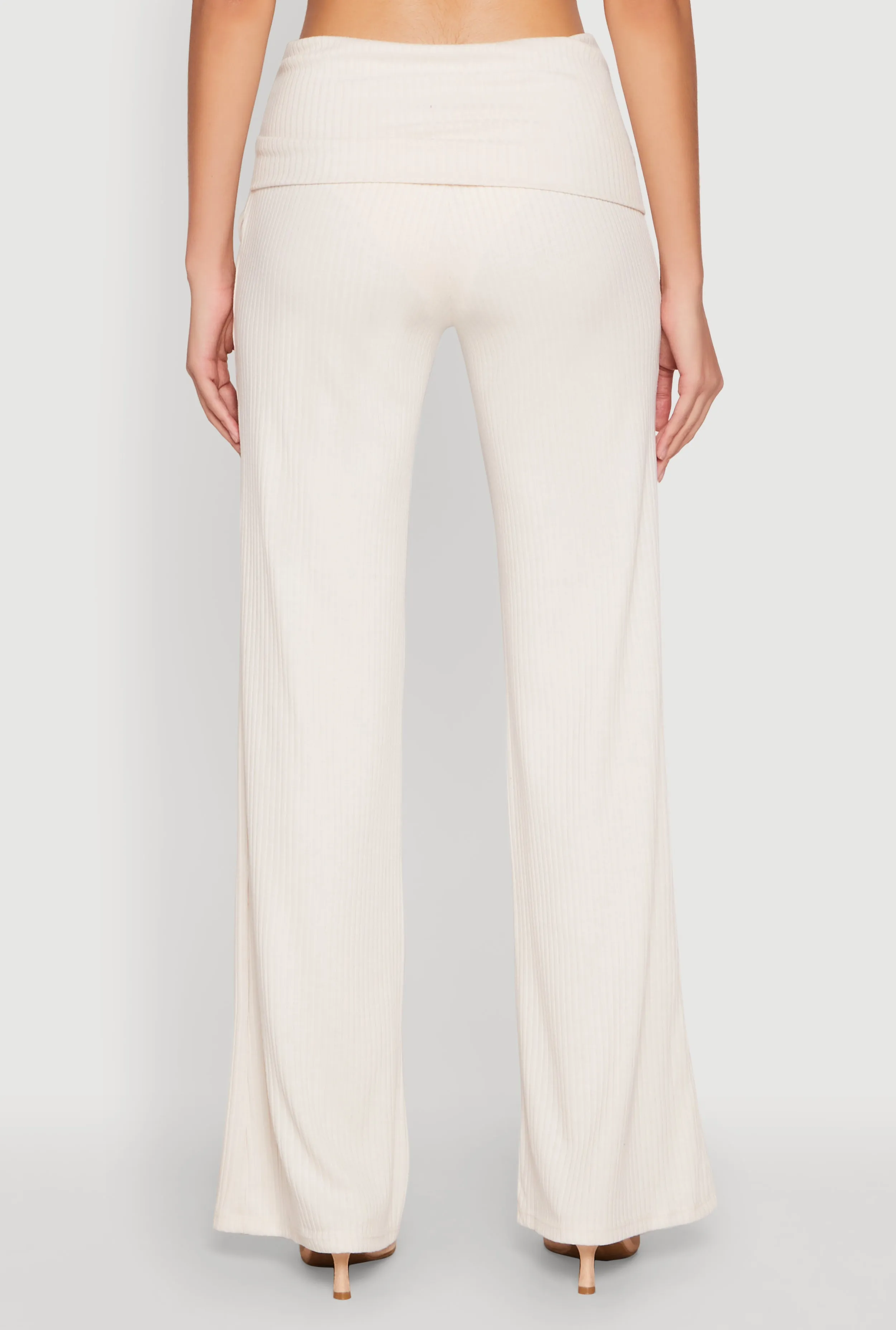 Almost Famous Ruched Fold Over Pants