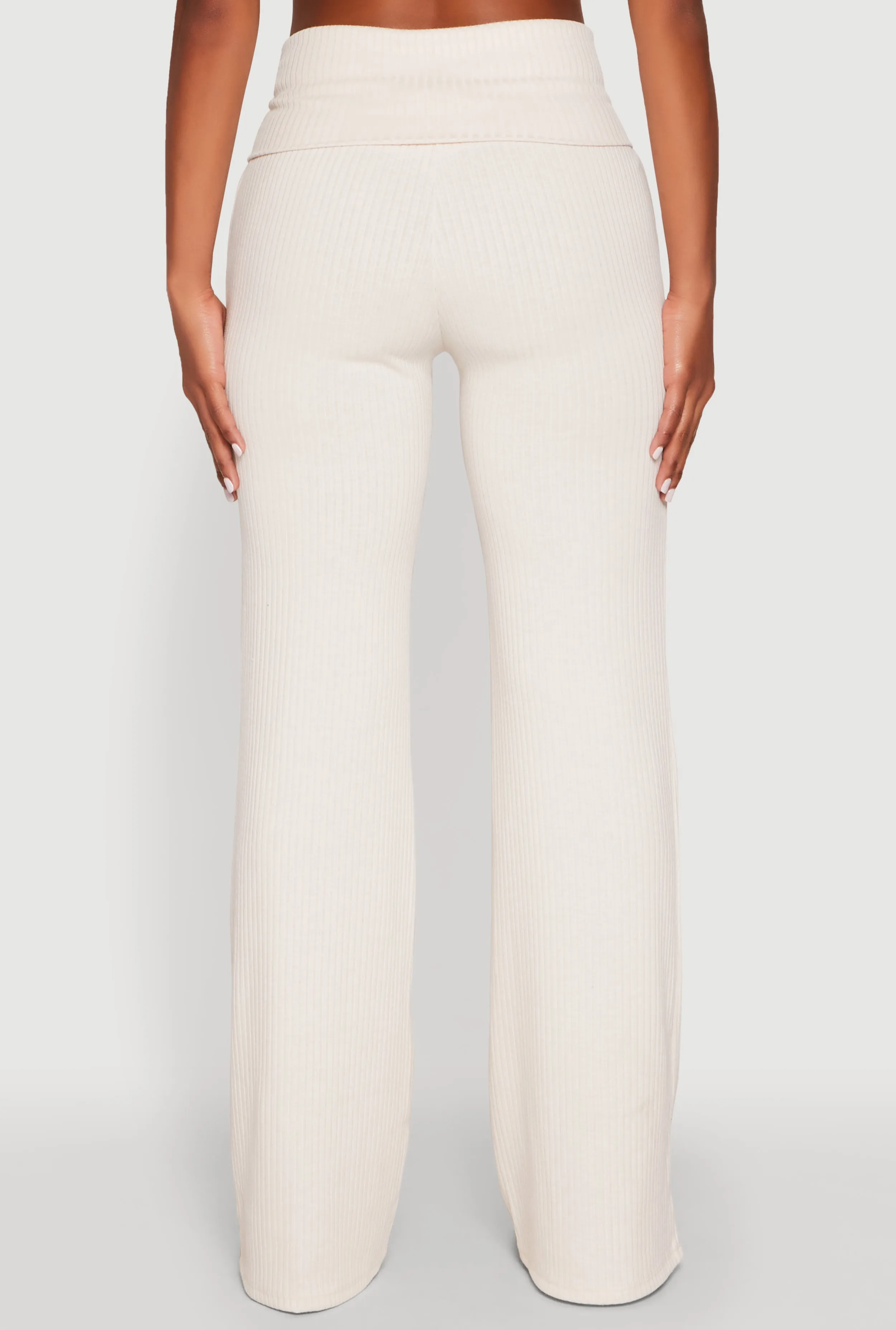 Almost Famous Ruched Fold Over Pants