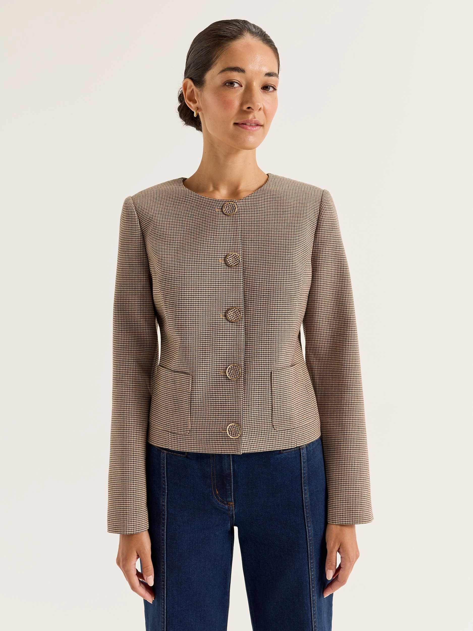 Annie Check Jacket