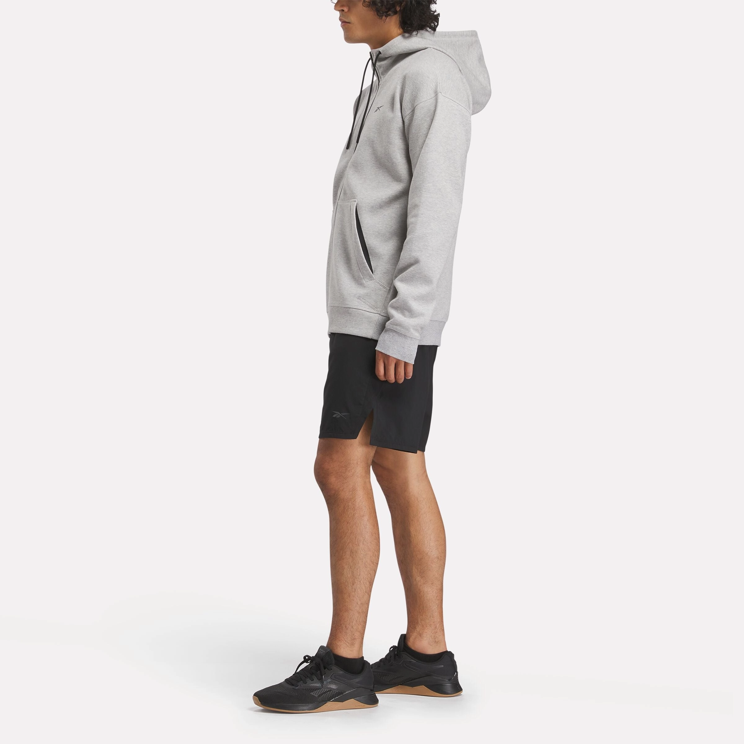 Athlete Full Zip Medium Grey Heather