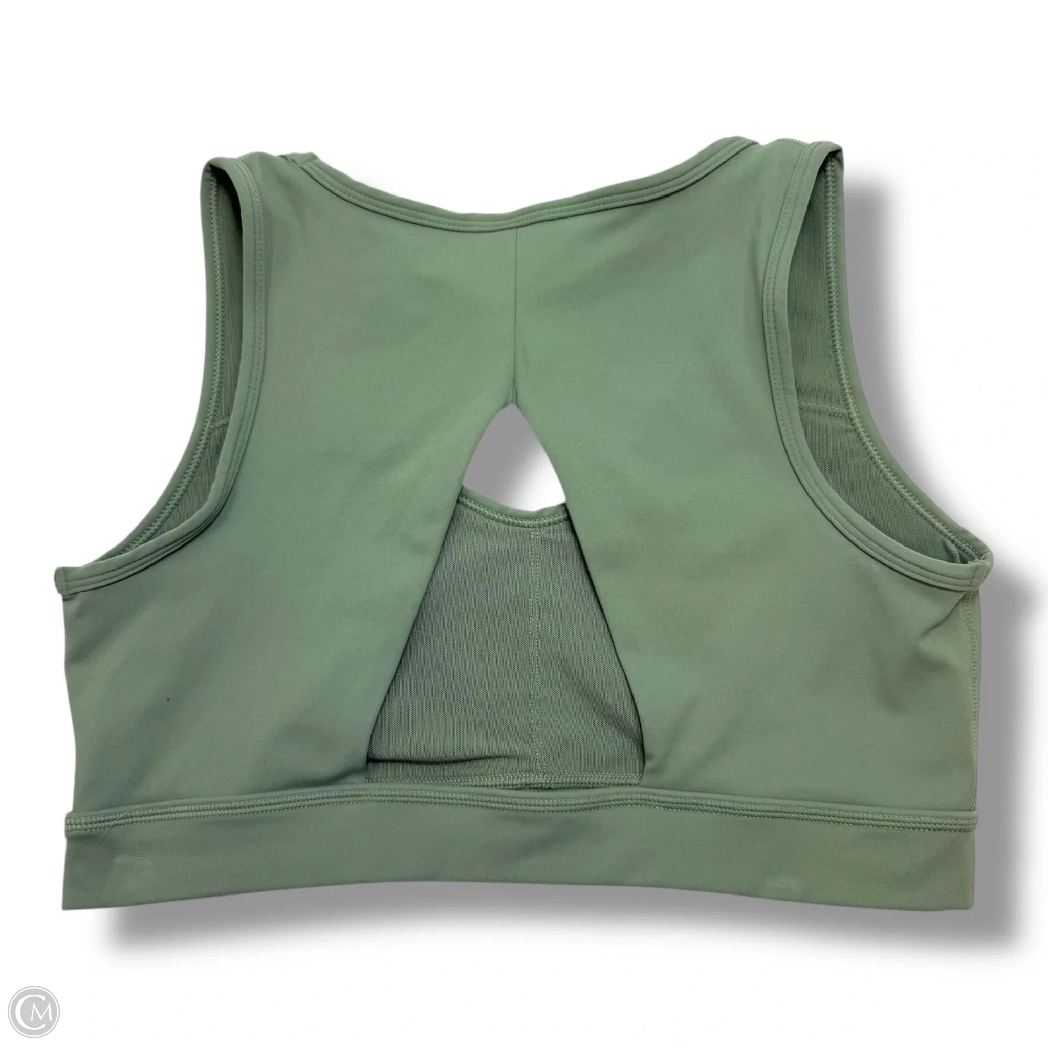 Athletic Bra By Clothes Mentor In Olive, Size: L
