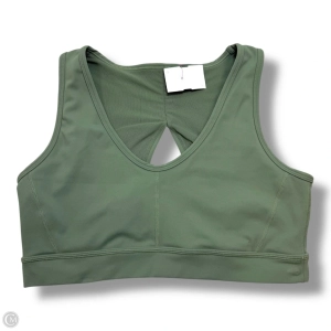 Athletic Bra By Clothes Mentor In Olive, Size: L