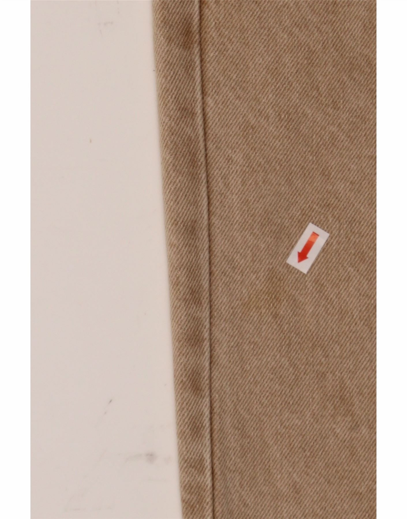 AVIREX Mens Straight Jeans W40 L31 Beige Cotton
