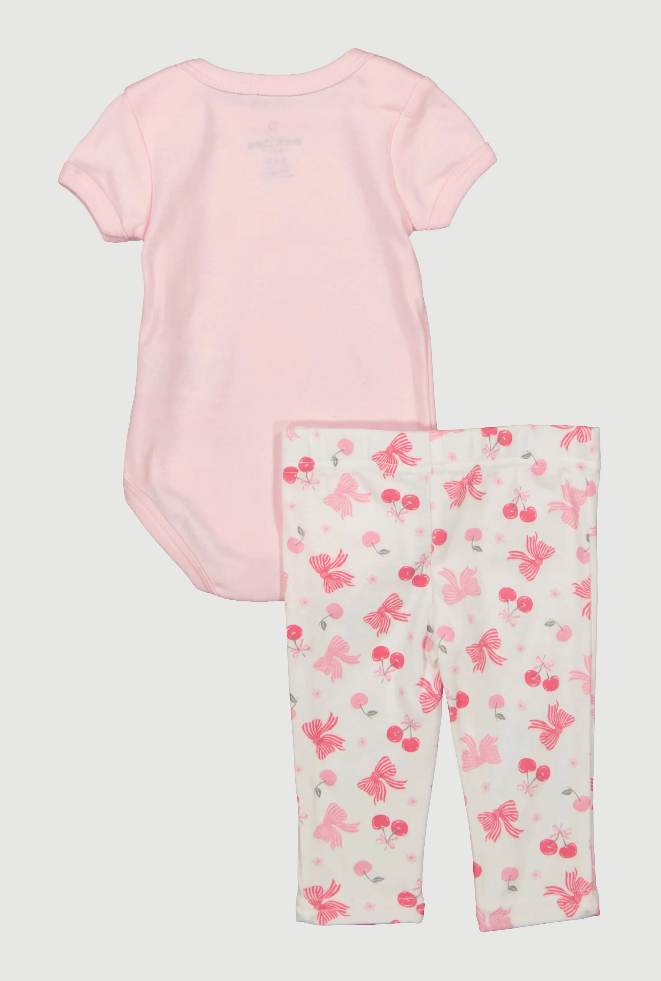 Baby Girls 0-9M So Cherry Sweet Bodysuit and Pants Set