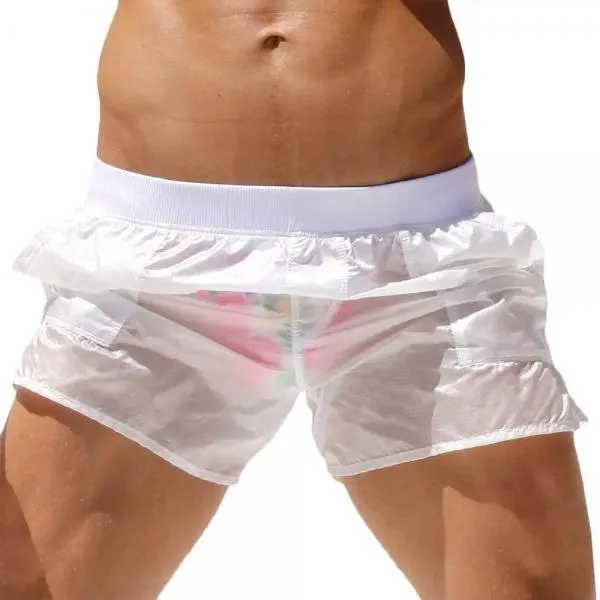 Beach Pants Full Transparent Sexy Casual Pants Sports Pants C4B-FT01