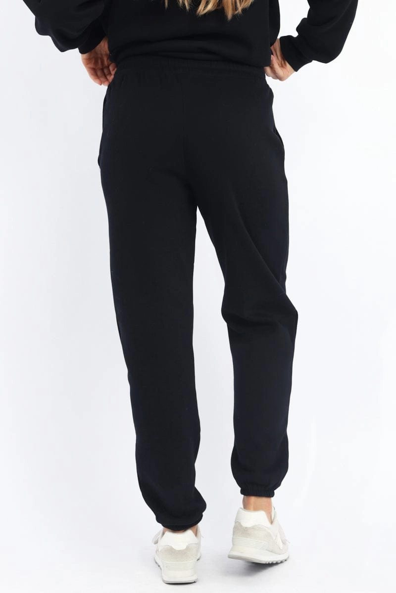 Black Track Pants Jogger