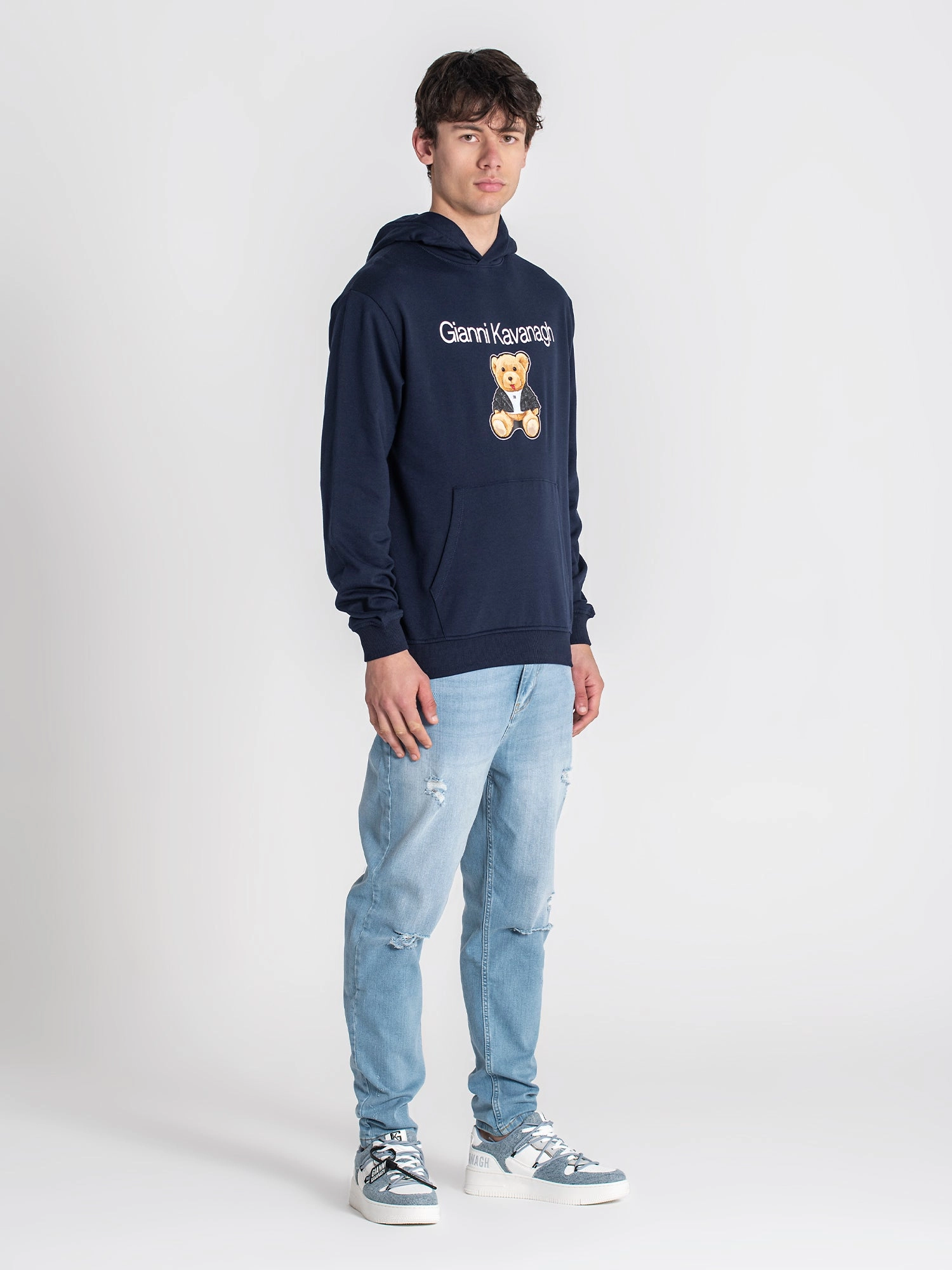 Blue GK Teddy Bear Hoodie