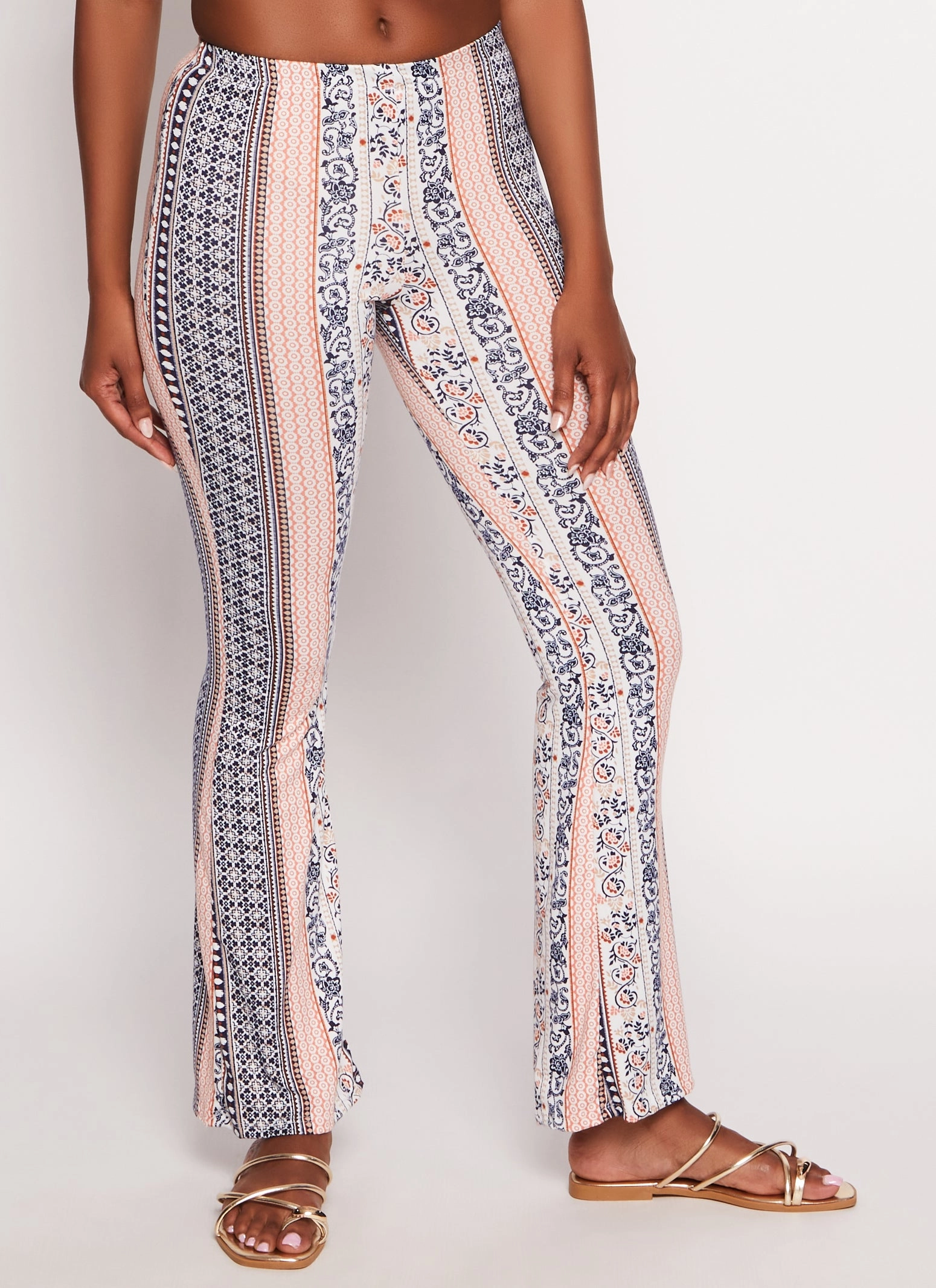 Border Boho Print Pants