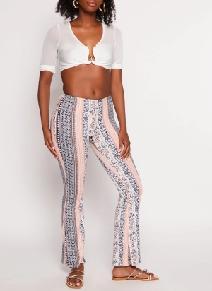 Border Boho Print Pants