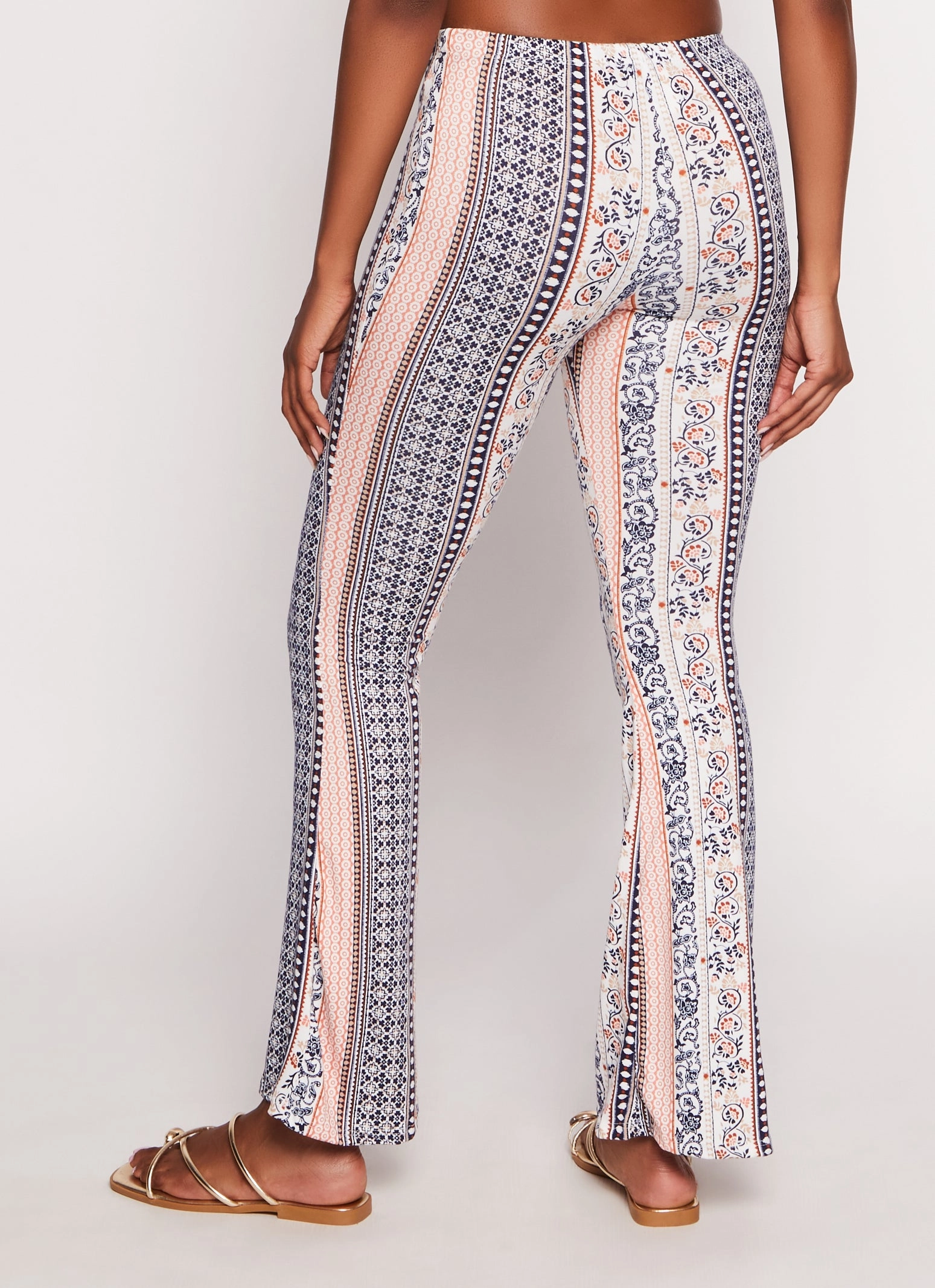 Border Boho Print Pants