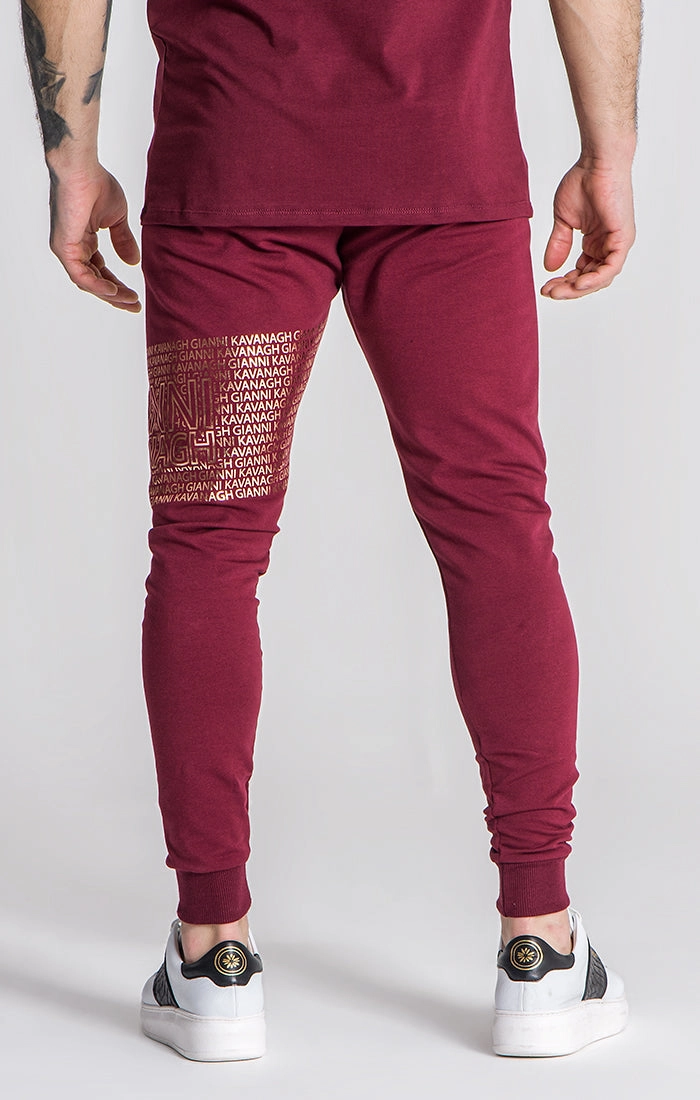 Burgundy Subtle Joggers