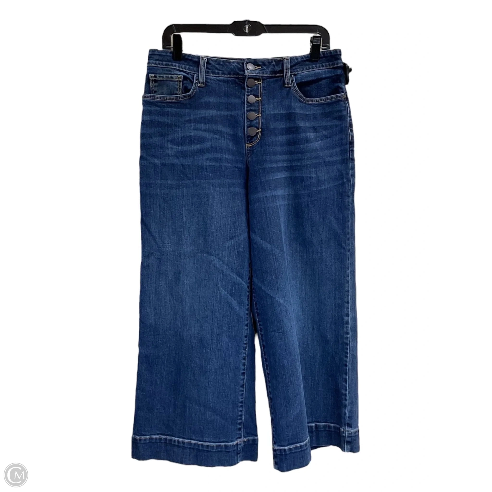Capris By Ana In Blue Denim, Size: 12