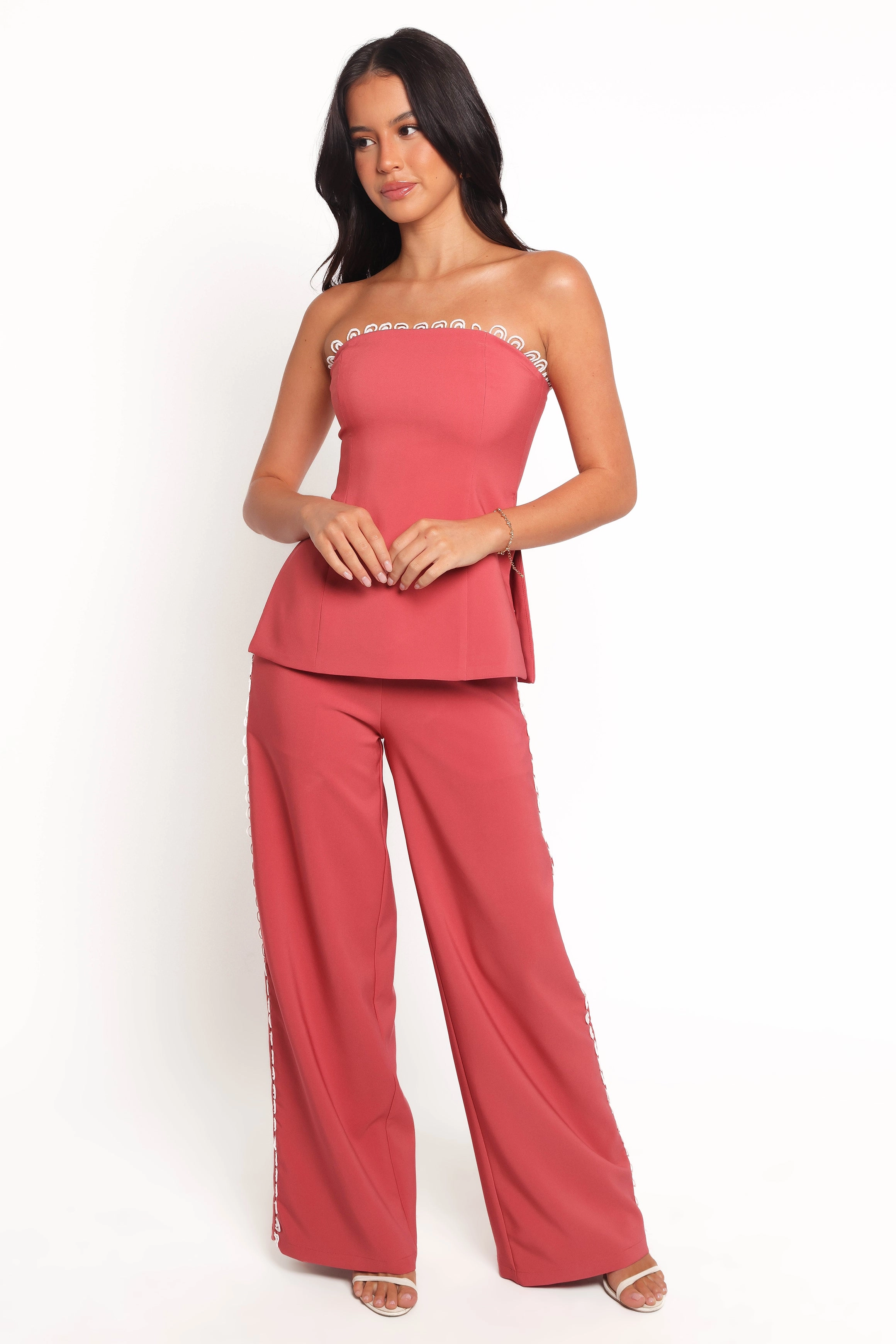 Cayla Pant - Brick Red