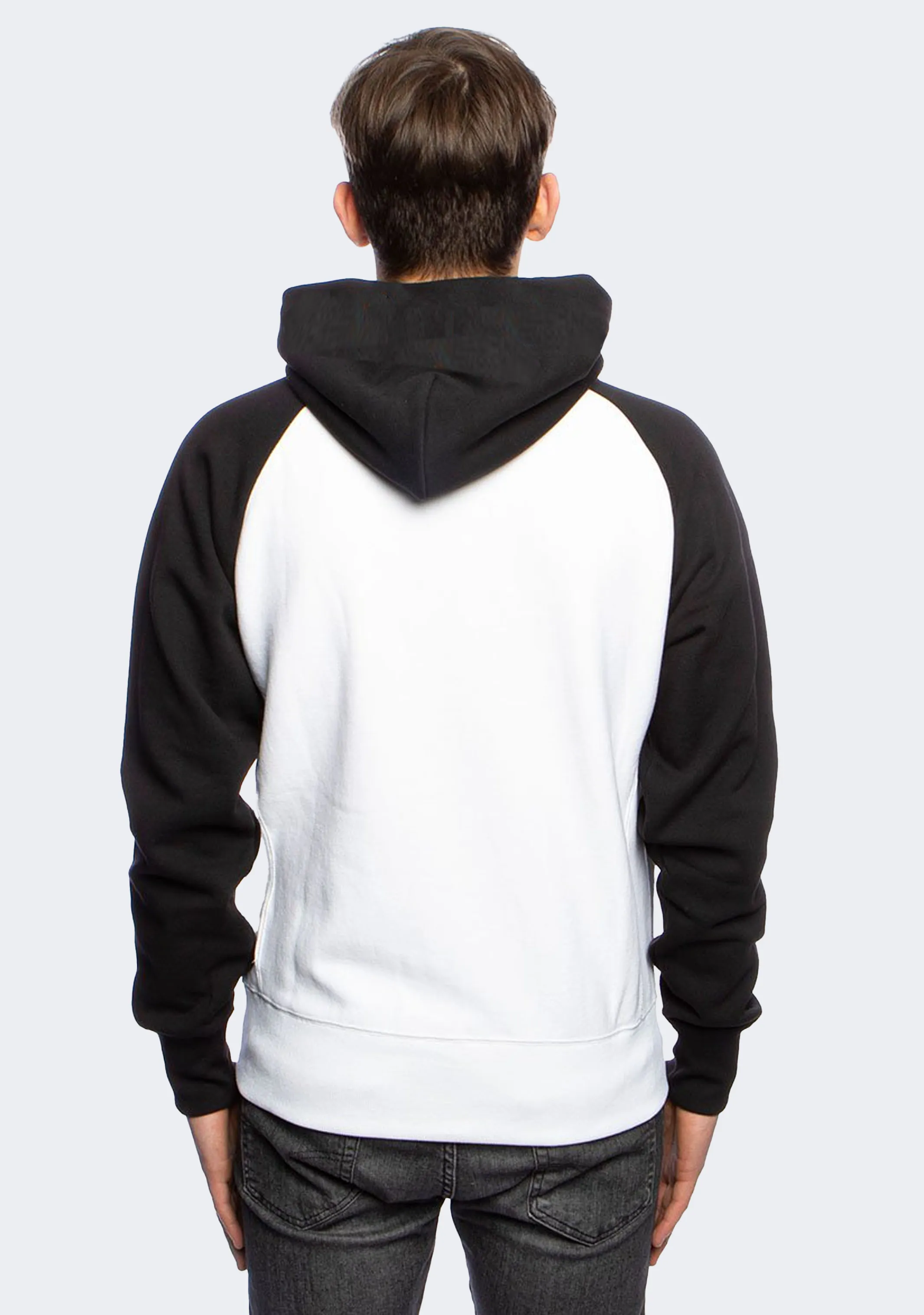 Champion Mens Lightweight Terry Colour Block Hoodie