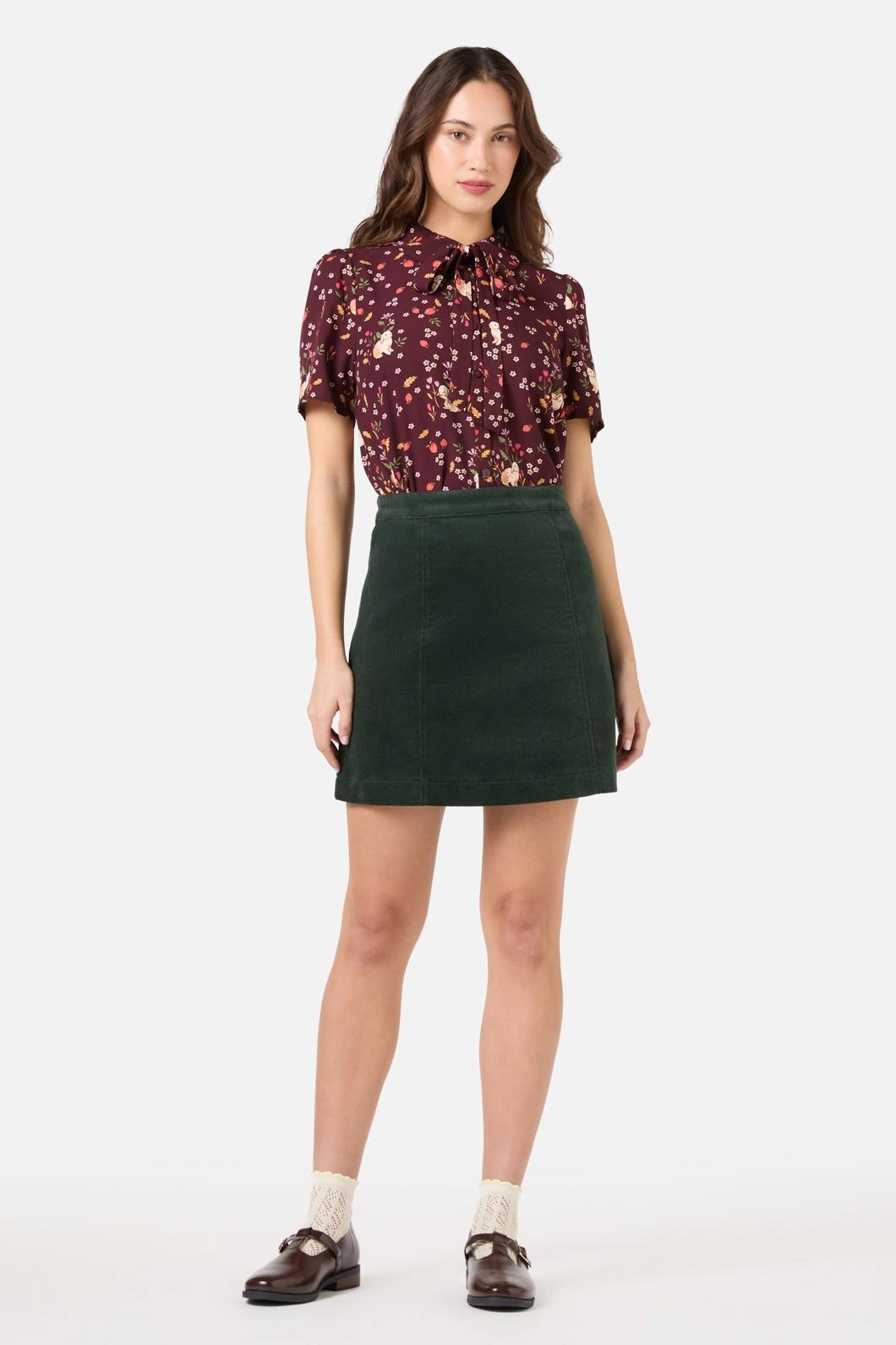 Coco Rabbit Short Sleeve Blouse