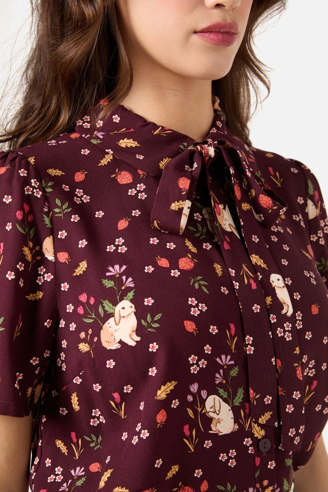 Coco Rabbit Short Sleeve Blouse