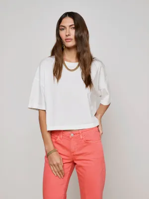 Daria Oversized Cropped Tee