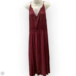 Dress Casual Maxi By Gap In Maroon, Size: M