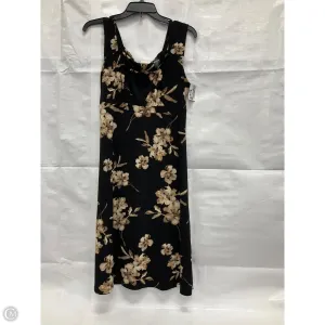 Dress Casual Midi By Axcess In Black & Tan, Size: S