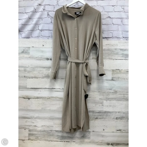Dress Casual Midi By Dkny In Beige, Size: Xl