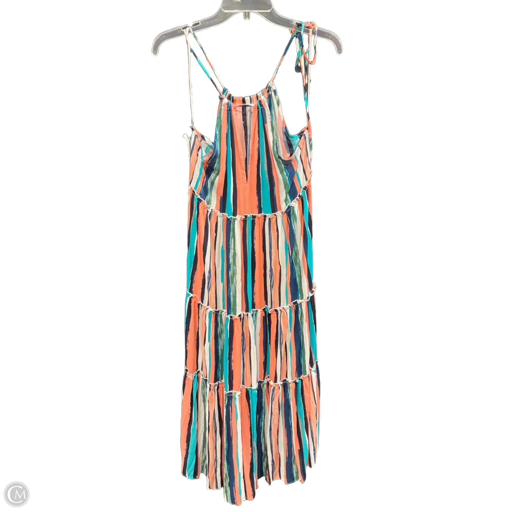 Dress Casual Midi By Gigio In Striped Pattern, Size: S