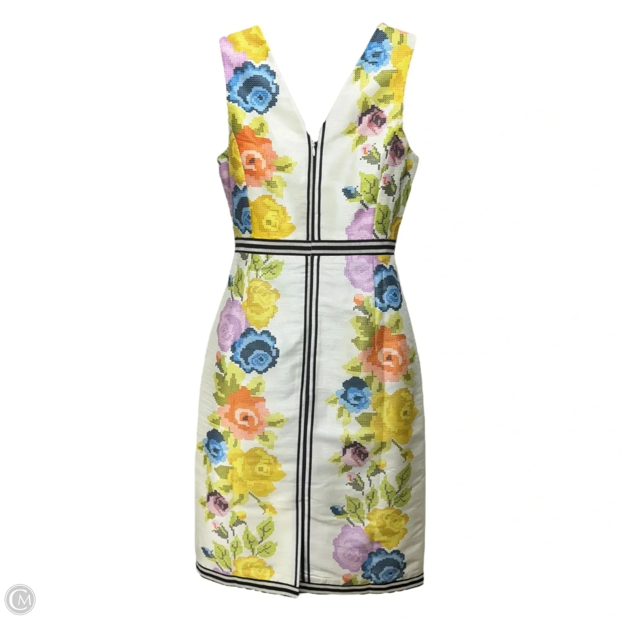 Dress Casual Midi By Payal Pratap In Floral Print, Size: 2