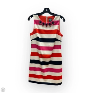 Dress Casual Midi By Vince Camuto In Striped Pattern, Size: 6
