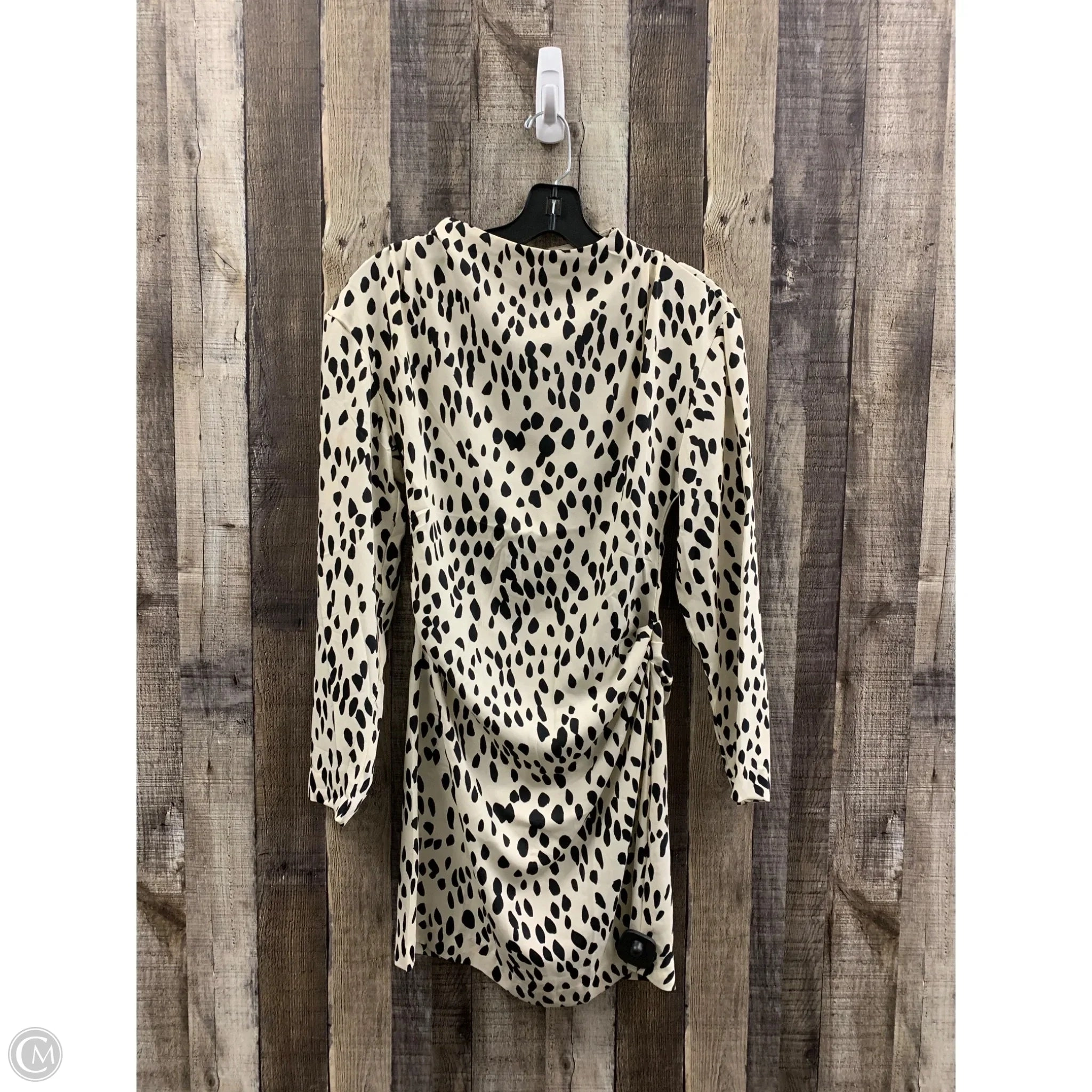 Dress Casual Short By H&m In Black & White, Size: Xs