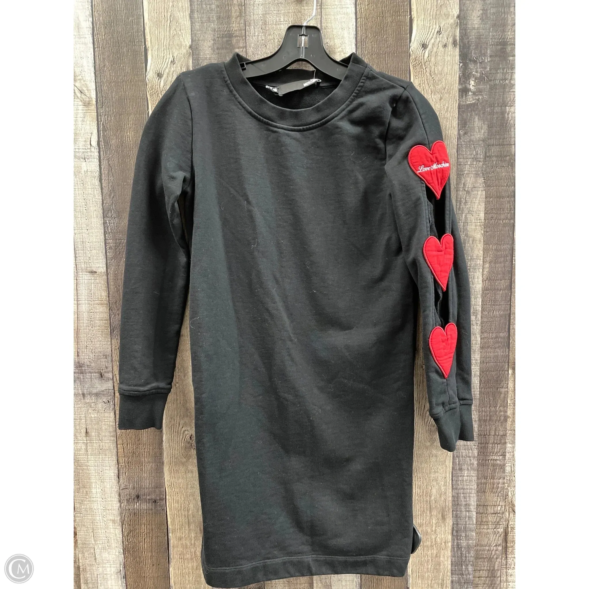 Dress Casual Short By Love Moschino In Black, Size: S