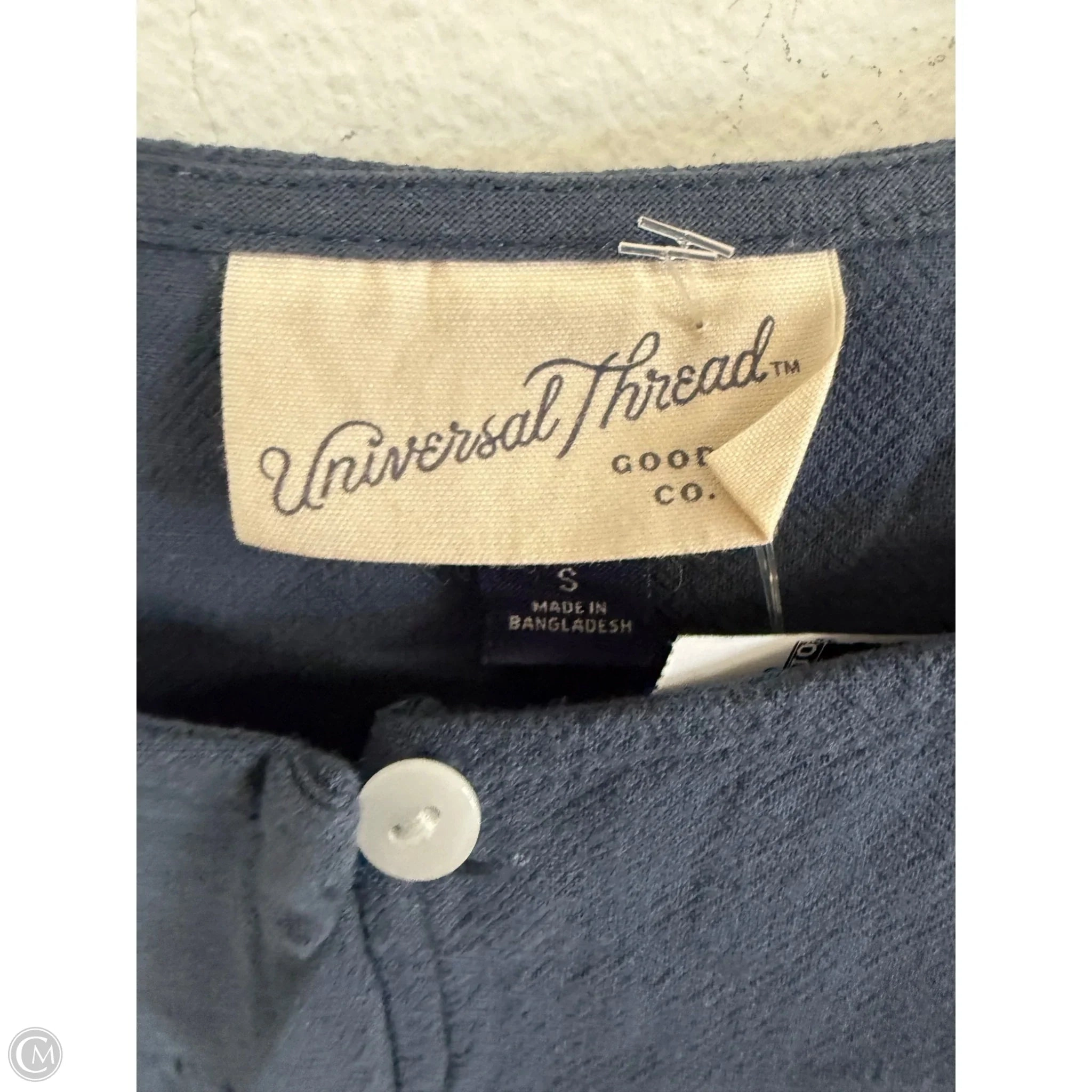 Dress Casual Short By Universal Thread In Blue, Size: S