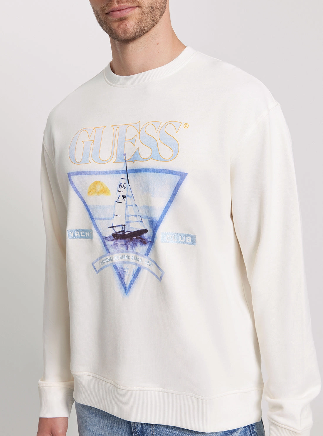 Eco White Terry Jumper
