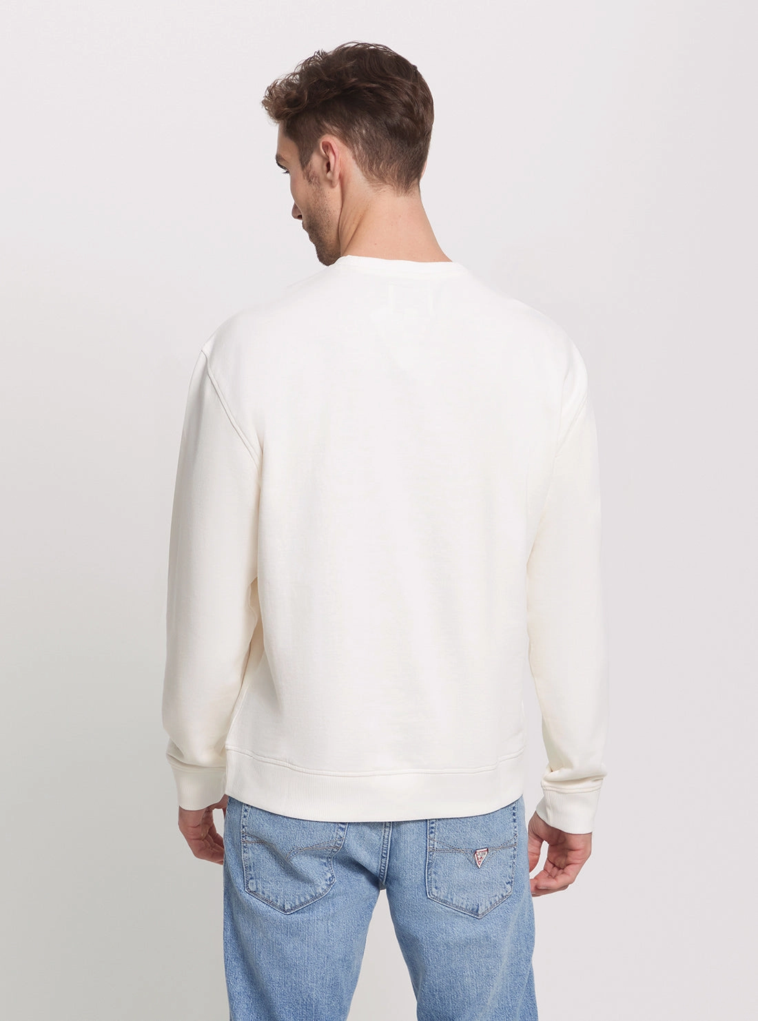 Eco White Terry Jumper