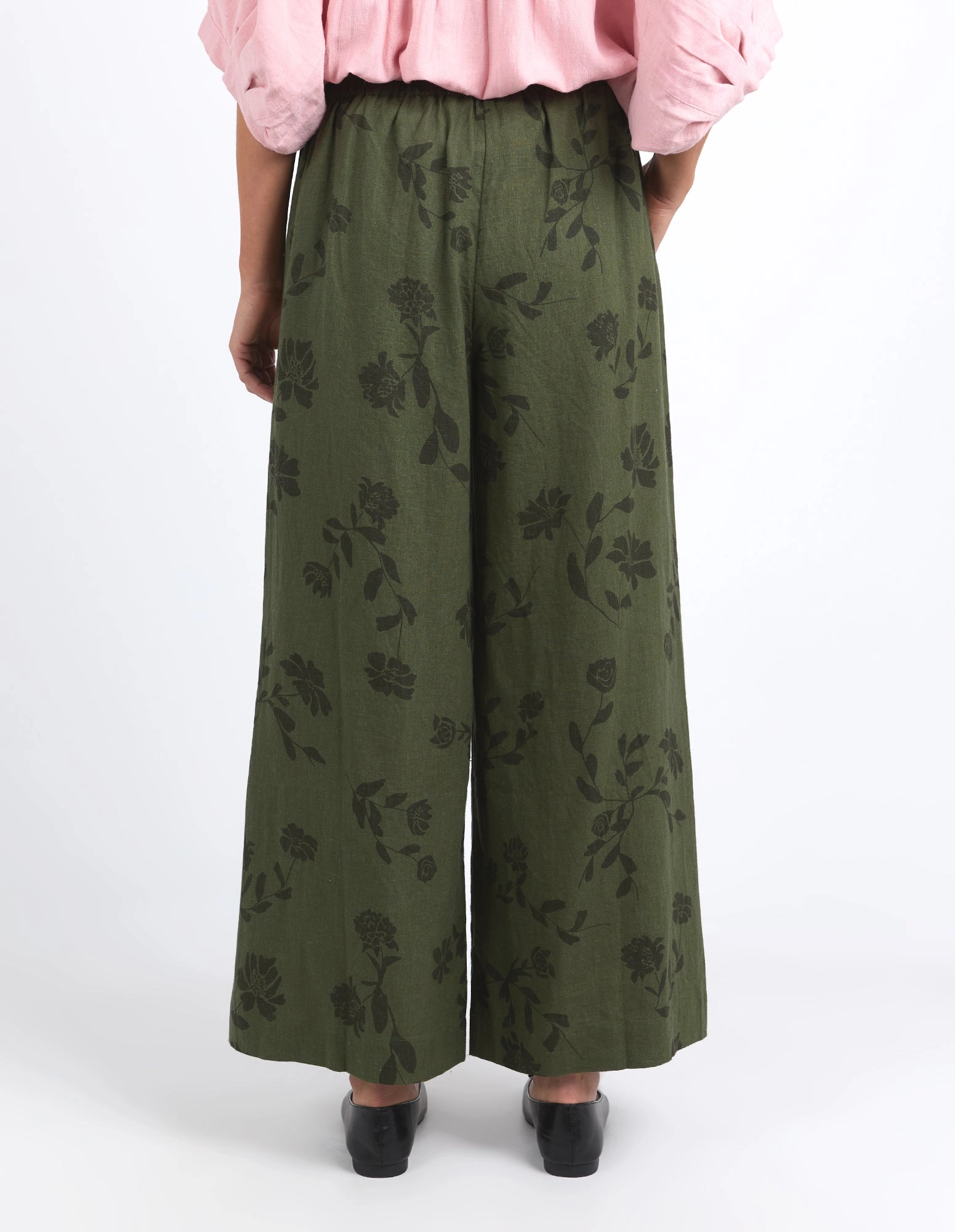 Elm Bramble Wide Leg Pant Bramble Print
