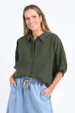 Elm Jemima Shirt Basil