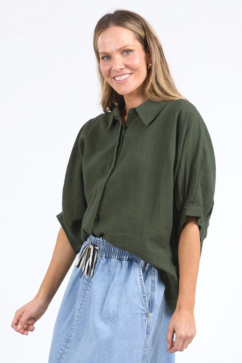 Elm Jemima Shirt Basil