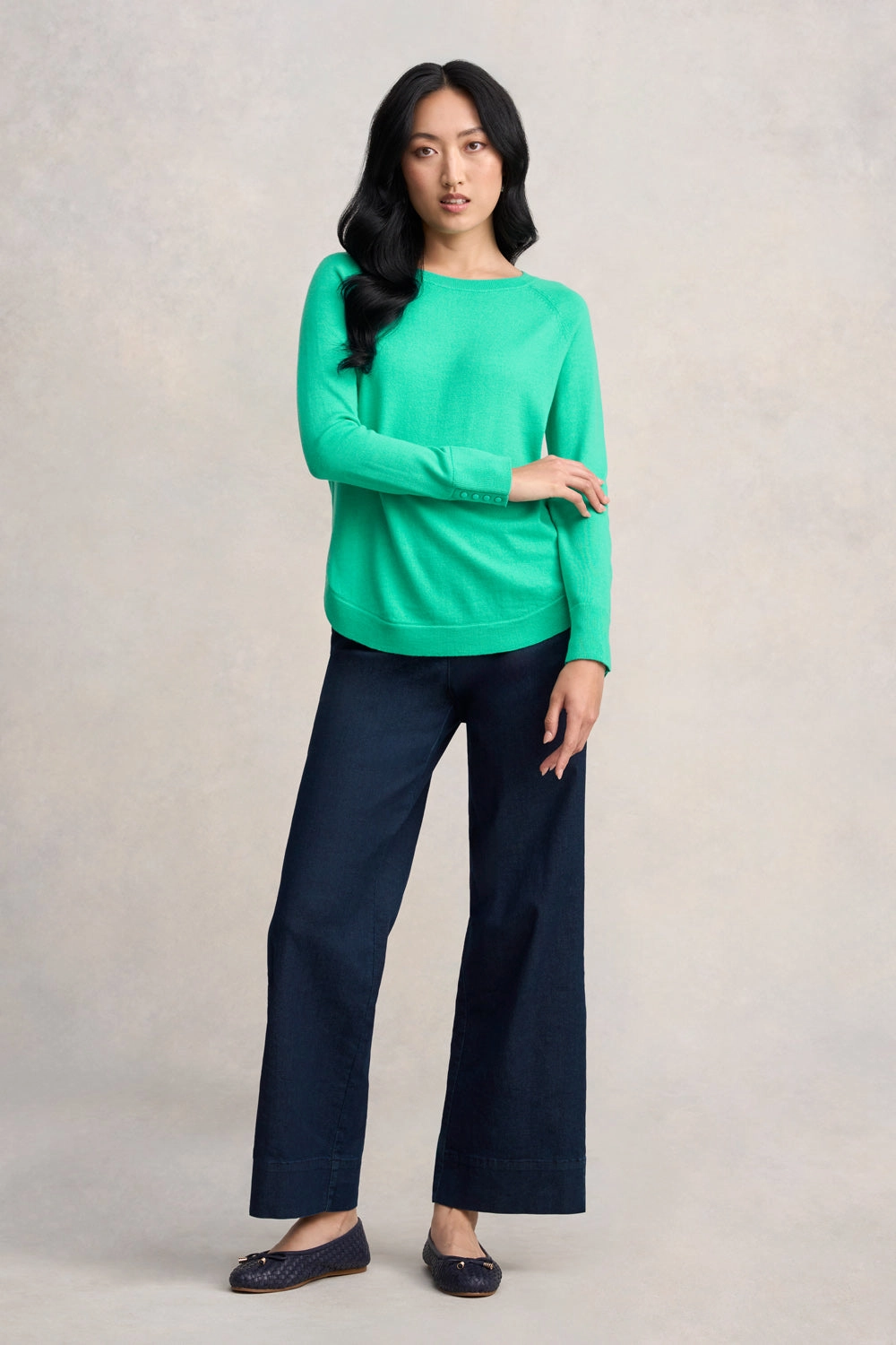 Extra Fine Merino Jumper - Bright Apple