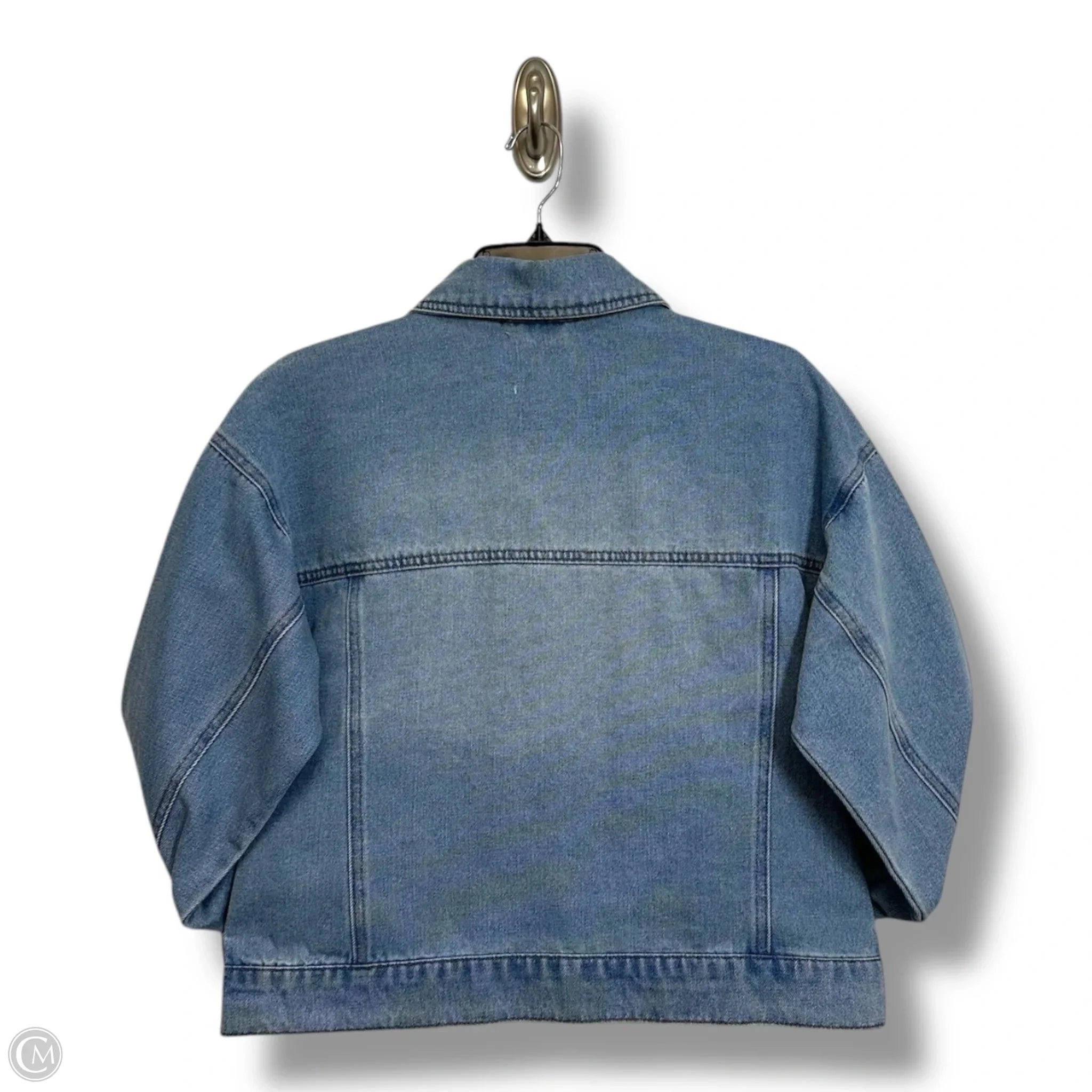Jacket Denim By Clothes Mentor In Blue, Size: S
