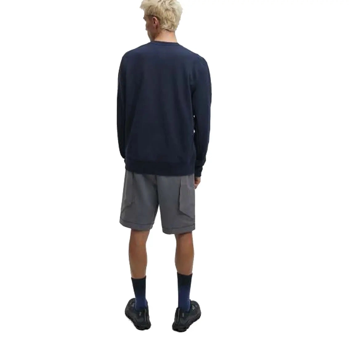 Mens On Running Crew Neck - Navy