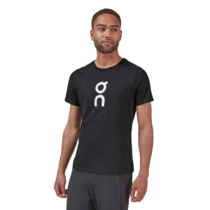 Mens On Running Graphic Tee - Black