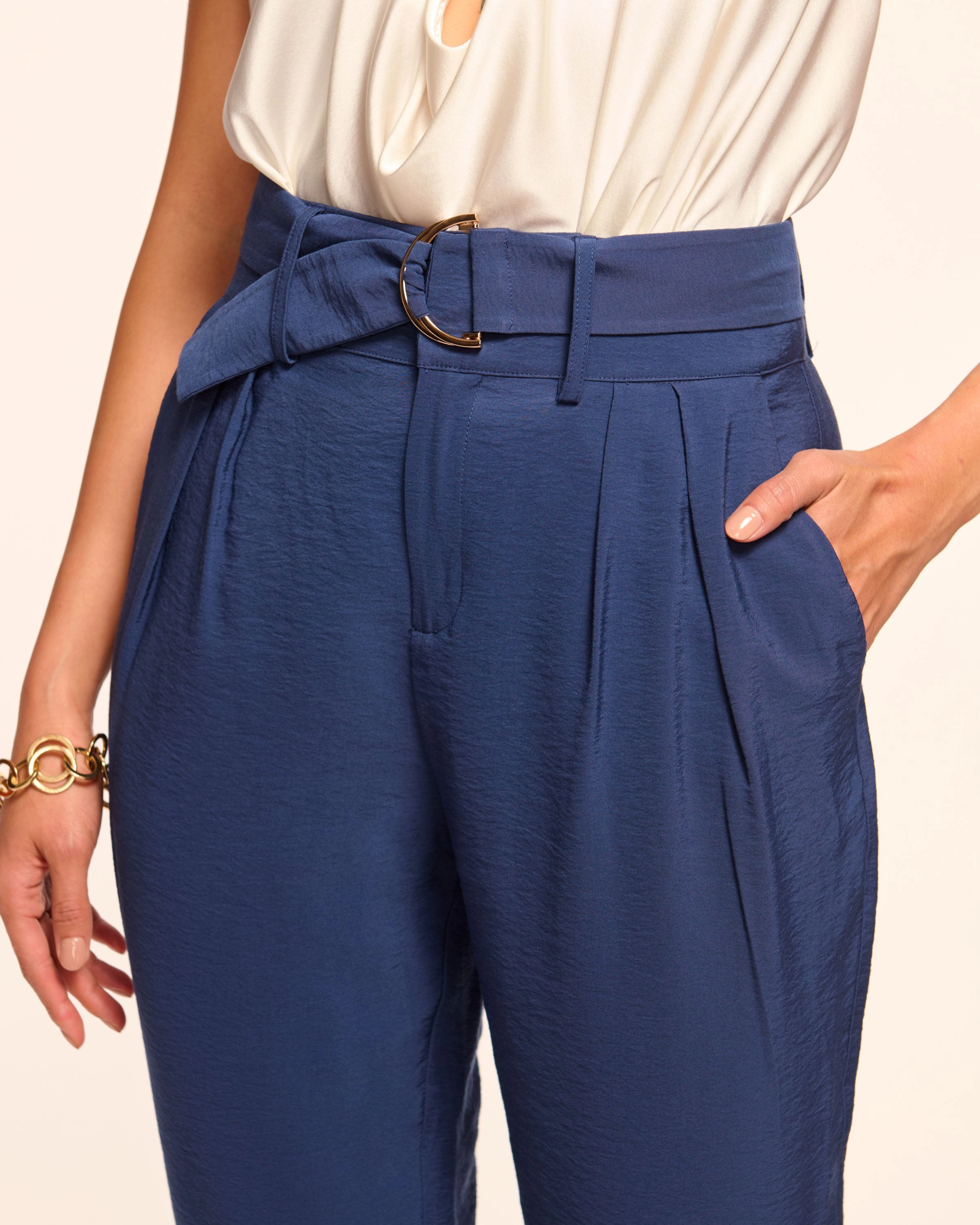Miley Belted Ankle Length Pant