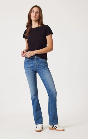 MOLLY BOOTCUT IN MID BRUSHED FLEX BLUE