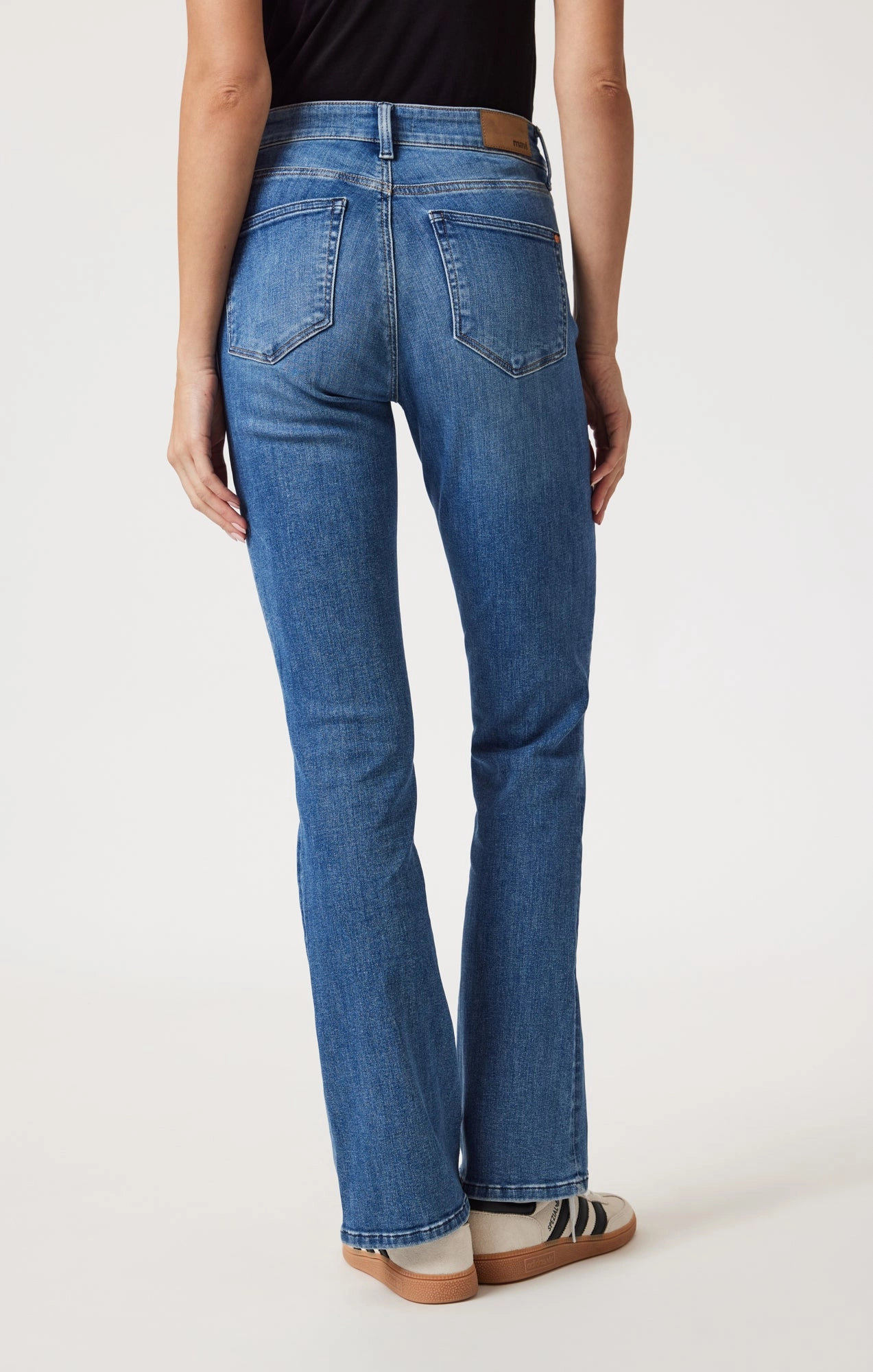 MOLLY BOOTCUT IN MID BRUSHED FLEX BLUE