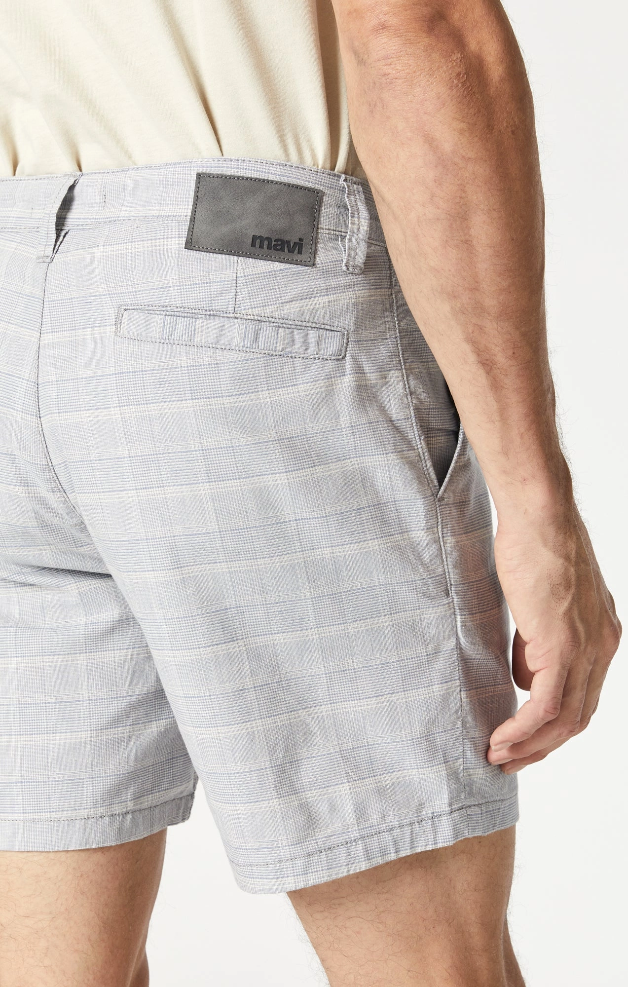 NATE SHORTS IN BLUE CHECKED