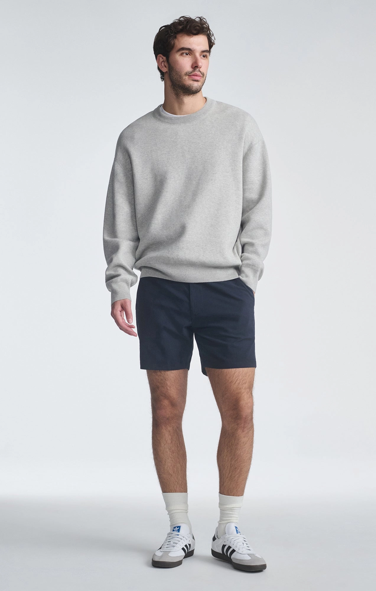 NATE SHORTS IN NAVY SEERSUCKER