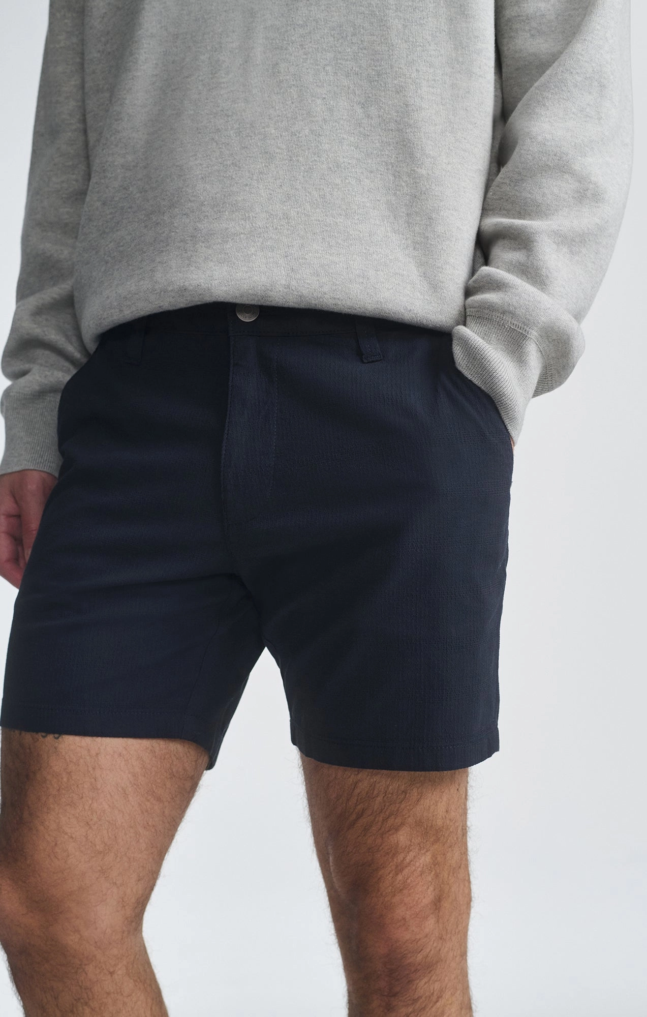 NATE SHORTS IN NAVY SEERSUCKER