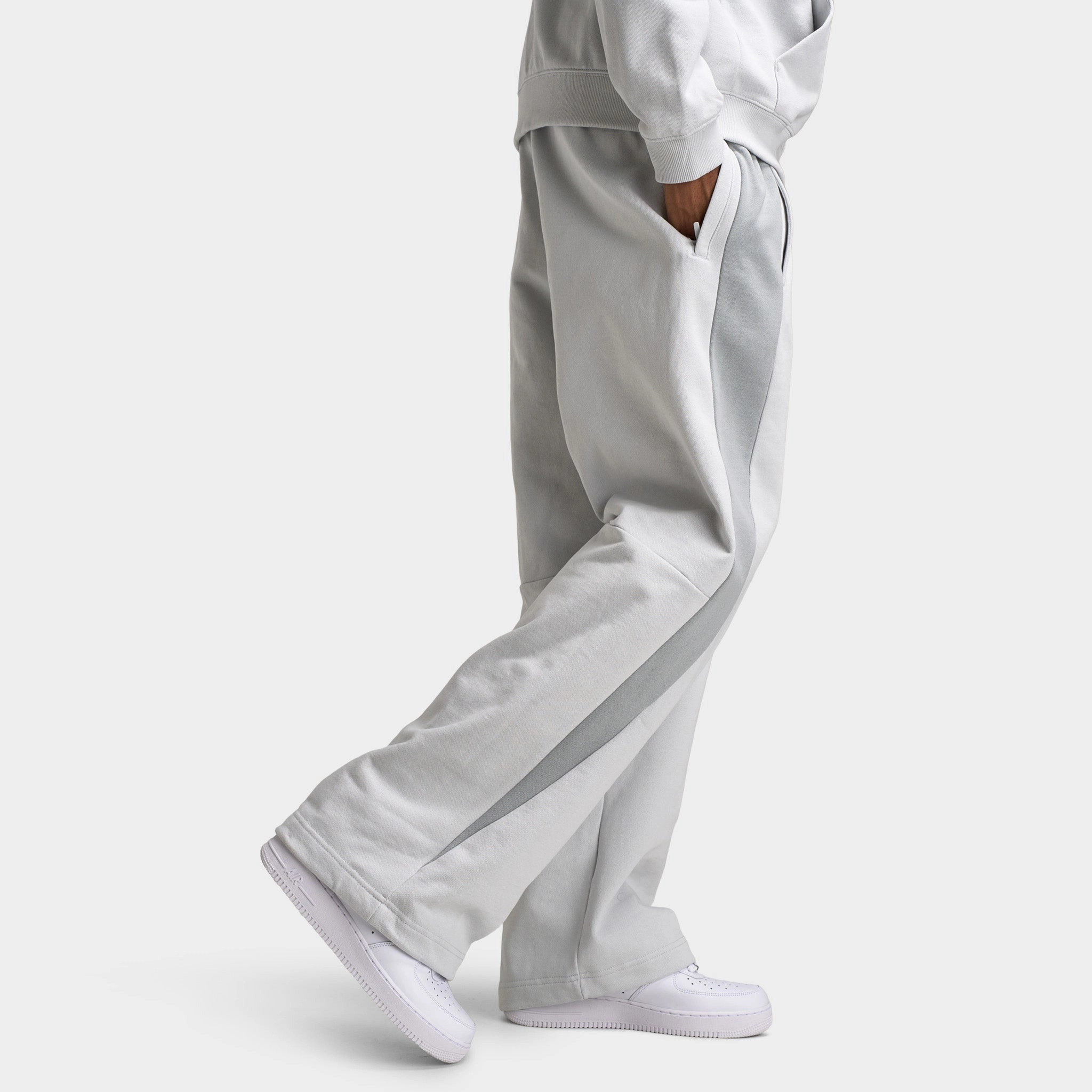 Nike Air Fleece Pants Photon Dust / Light Smoke Grey - Hyper Royal