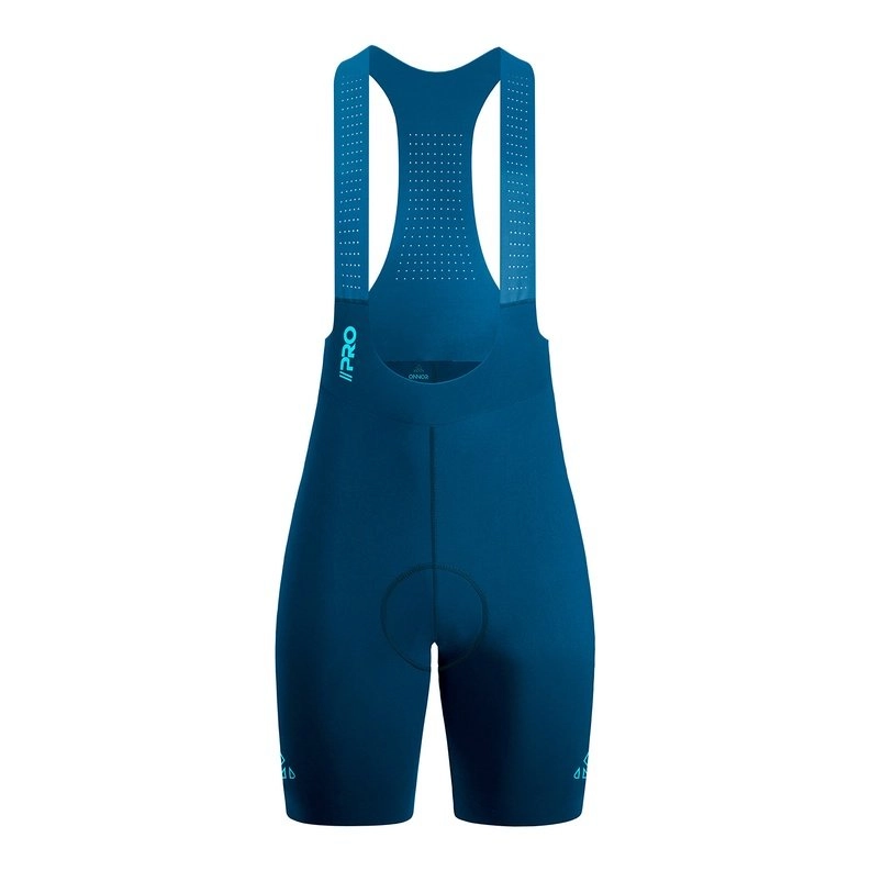Onnor Sport Women's Seamless Peacock Blue Pro Cycling Bib